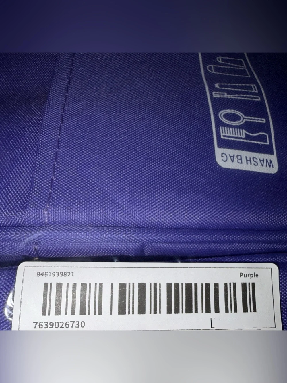 Purple Women's Travel Cosmetic Bag -
